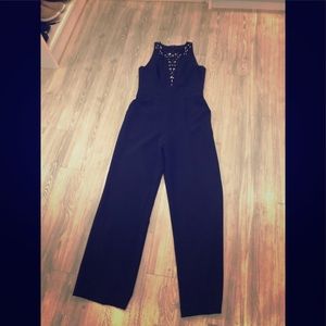 Vince Camilo black jumpsuit with pockets